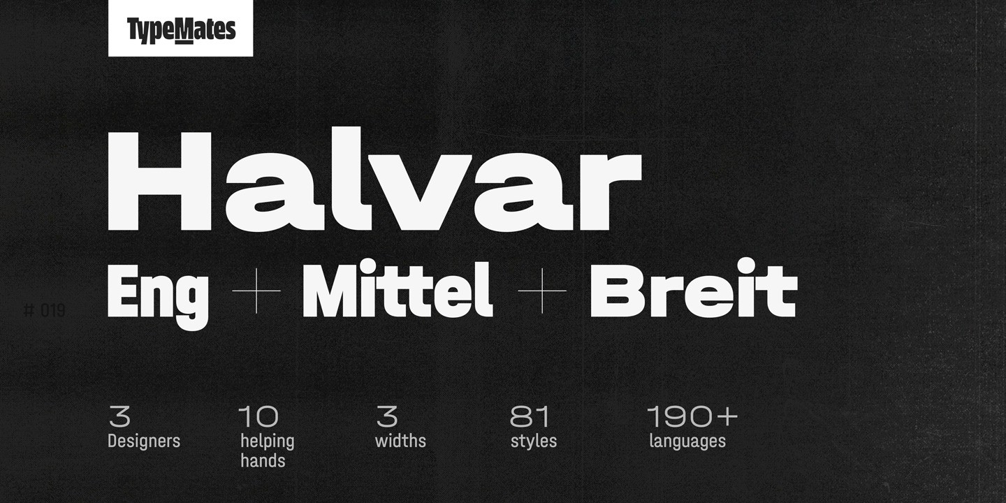 Przykład czcionki Halvar Breitschrift